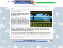 Tablet Screenshot of kauaioceanfront.net